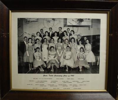 Photographic Print, grade XII / 12, 1959 - 1960, graduates