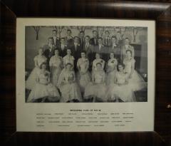 Photographic Print, grade XII / 12, 1957 - 1958, graduates