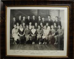 Photographic Print, grade XII / 12, 1936 / 1937, High School graduation