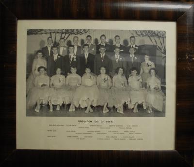 Photographic Print, grade XII / 12, 1954 - 1955, graduates