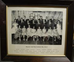 Photographic Print, grade XII / 12, 1960 - 1961, graduates