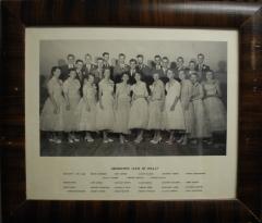 Photographic Print, grade XII / 12, 1956 - 1957, graduates