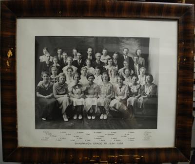 Photographic Print, Grade  XII / 12, 1934 / 1935, High School graduates