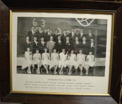 Photographic Print, grade XII / 12, 1962 - 1963, graduates