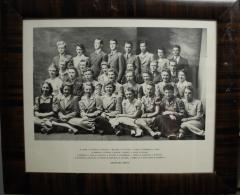 Photographic Print, grade XII / 12, 1942 / 1943, high school graduates