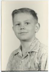 Photograph of young man, Doug, 1957