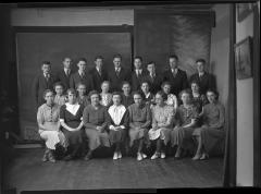 Photographic negative, Grade XII / 12, 1936 / 1937, high school graduation