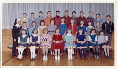 Photographic print, grade V / 5, 1966 - 1967, Christ the King Separate School