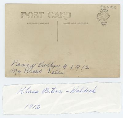 Klass Peters Postcard