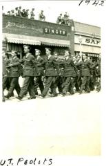 Frontier Days Parade Marching Airmen (1942)