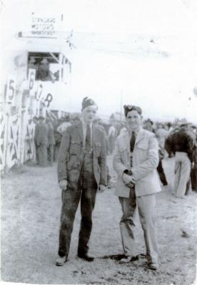 Thomas Payne and Friend at Rodeo (c.1942)