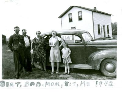 Bert Turp, Art Neil, Charlott Garry, Velma Garry (1942)