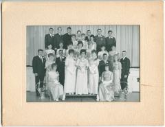 Photographic Print, grade XII / 12, 1965 - 1966, graduates