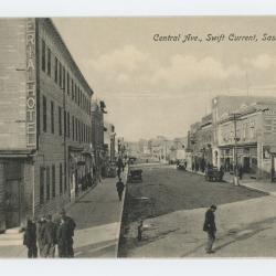 Central Avenue, Swift Current Postcard (c.1912)