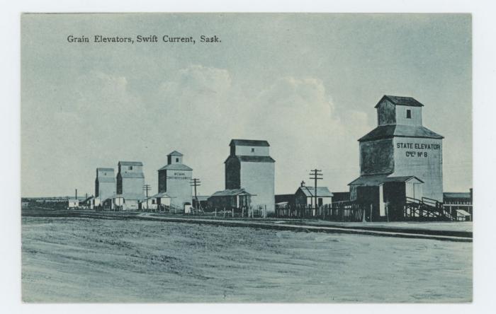 Grain Elevators Postcard