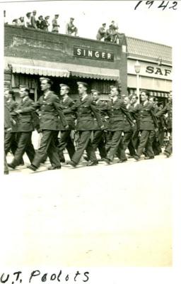 Frontier Days Parade Marching Airmen (1942)