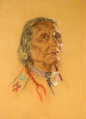 Portrait of Eagle Plume