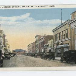 Central Avenue, Swift Current Postcard