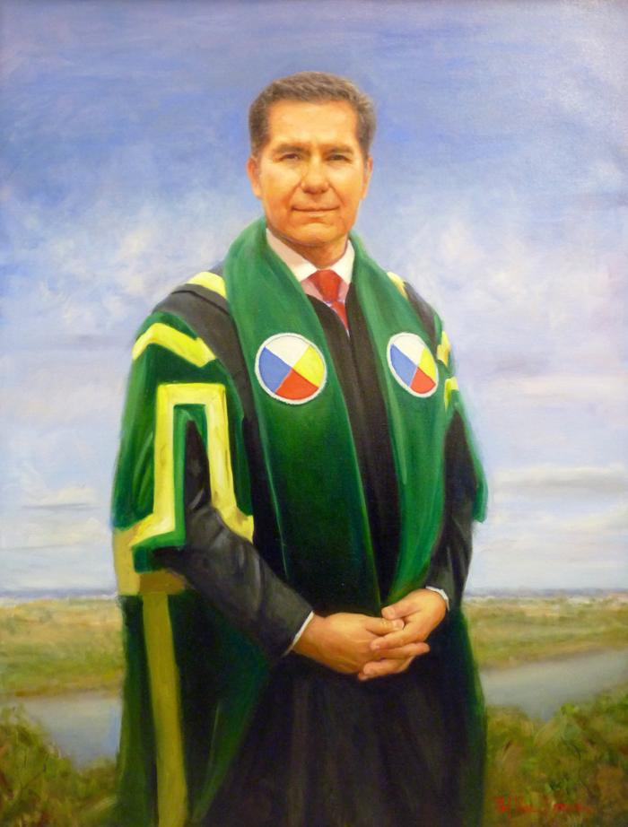 Portrait of Chancellor Blaine Favel