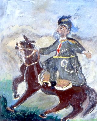 Untitled (Hetman Mozepa on Horseback)