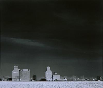 Untitled (Grain Elevators - Alberta)