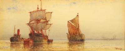 Sailing Ships With Tugs