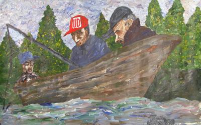 Fishermen in Boat