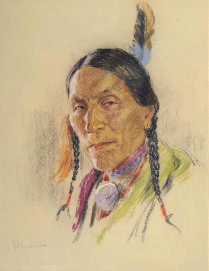 Portrait of an Indian