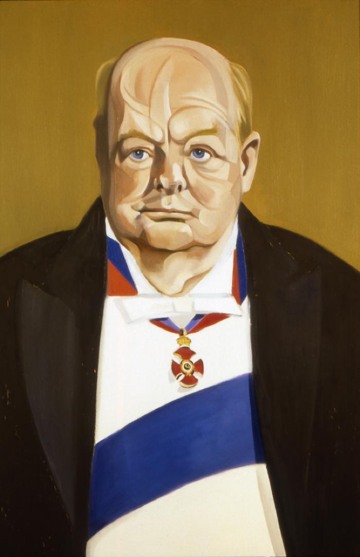 Portrait of Winston Churchill