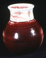 Copper Red Reduction Vase