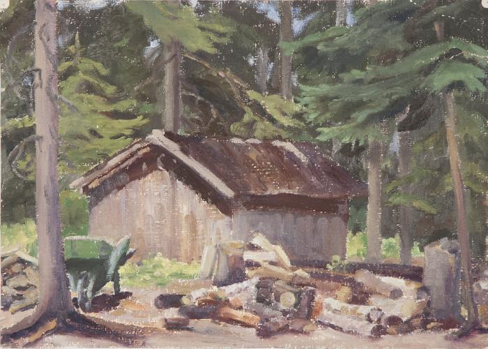 Woodshed (Murray Point Art School, Emma Lake)