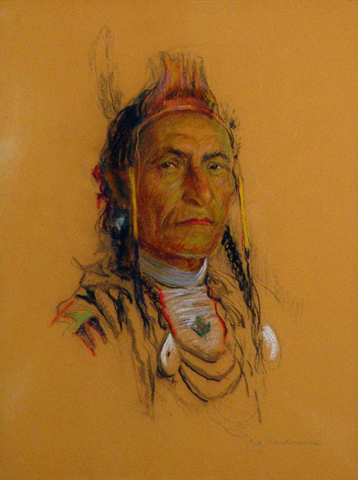 Portrait of a Blackfoot Indian; Indian Portrait