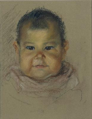 Portrait of an Indian Baby