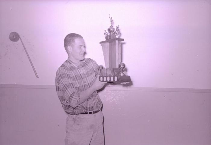 Gord Johnson, Swift Current Indians Catcher (1960-09);Negative