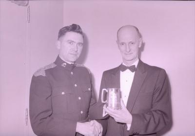 Captain John B Campbell Wins Dunwoody Trophy, 14th Canadian Hussars (1961-02);Negative