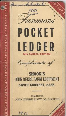 Farmer's Pocket Ledger 84th Edition (1951)