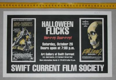Swift Current Film Society Halloween Flicks Poster