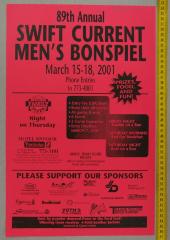 Swift Current Curling Club Men`s 89th Annual Bonspiel Poster (2001)