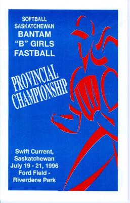 Bantam 'B' Girls Fastball Provincial Championship Program (1996)