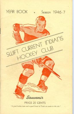 Swift Current Indians Hockey Program (1946)