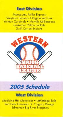 Western Major Baseball League Schedule (2005)
