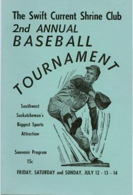 Shrine Club Baseball Tournament Program
