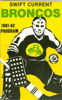 Swift Current Broncos Hockey Season Program (1981)