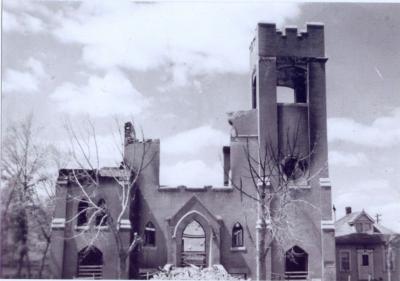 Metropolitan Methodist Church Fire, Swift Current (1946-12-29)