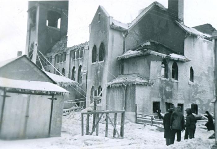 Metropolitan Methodist Church Fire, Swift Current (1946-12-29)