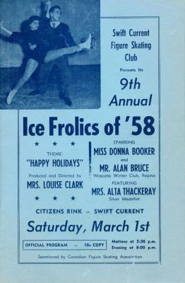 Swift Current Figure Skating Club Program (1958)