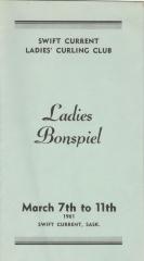 Swift Current Curling Club Ladies Bonspiel Program (1961)