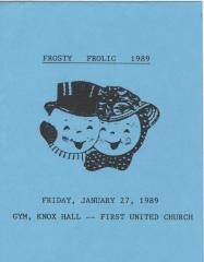 Frosty Frolic Program (1989)