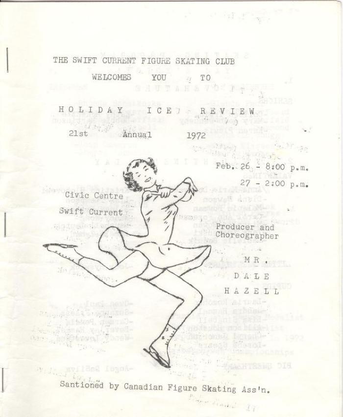 Swift Current Figure Skating Club Program (1972)