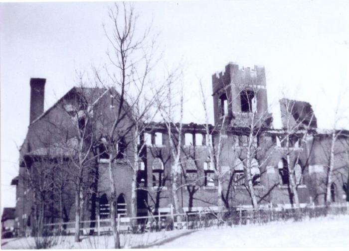 Metropolitan Methodist Church Fire, Swift Current (1946-12-29)